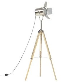 Floor lamp with tripod solid mango wood 140 cm by vidaXL, Lamps - Ref: Foro24-286116, Price: 89,52 €, Discount: %
