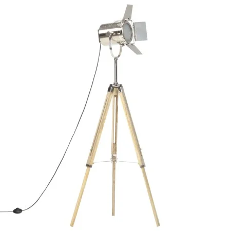 Floor lamp with tripod solid mango wood 140 cm by vidaXL, Lamps - Ref: Foro24-286116, Price: 89,52 €, Discount: %