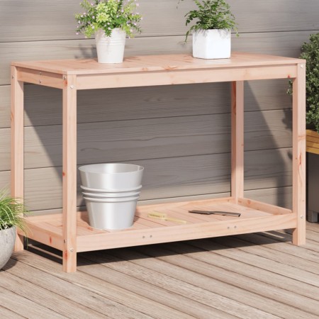 Douglas Massivholz-Pflanztisch und Regal 108x50x75 cm von , Topfständer - Ref: Foro24-832405, Preis: 95,12 €, Rabatt: %