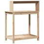Pflanztisch mit Kiefernholzregalen 82,5x50x109,5 cm von , Topfständer - Ref: Foro24-832407, Preis: 63,22 €, Rabatt: %