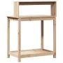 Planting table with pine wood shelves 82.5x50x109.5 cm by , Pot stands - Ref: Foro24-832407, Price: 62,47 €, Discount: %