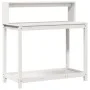 Plantation table with white pine wood shelves 108x50x109.5 cm by , Pot stands - Ref: Foro24-832413, Price: 89,16 €, Discount: %