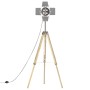 Stehleuchte mit Stativ aus massivem Mangoholz 140 cm von vidaXL, Lampen - Ref: Foro24-286116, Preis: 91,11 €, Rabatt: %