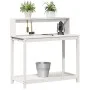 Plantation table with white pine wood shelves 108x50x109.5 cm by , Pot stands - Ref: Foro24-832413, Price: 89,16 €, Discount: %