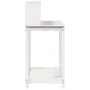Plantation table with white pine wood shelves 108x50x109.5 cm by , Pot stands - Ref: Foro24-832413, Price: 89,16 €, Discount: %