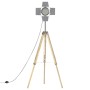 Stehleuchte mit Stativ aus massivem Mangoholz 140 cm von vidaXL, Lampen - Ref: Foro24-286116, Preis: 91,11 €, Rabatt: %