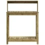 Plantation table with impregnated wood shelves 82.5x50x109.5 cm by , Pot stands - Ref: Foro24-832411, Price: 67,48 €, Discoun...