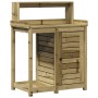 Plantation table with impregnated wood shelves 82.5x50x109.5 cm by , Pot stands - Ref: Foro24-832426, Price: 163,75 €, Discou...