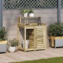 Plantation table with impregnated wood shelves 82.5x50x109.5 cm by , Pot stands - Ref: Foro24-832426, Price: 163,75 €, Discou...