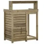 Plantation table with impregnated wood shelves 82.5x50x109.5 cm by , Pot stands - Ref: Foro24-832426, Price: 161,66 €, Discou...