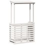 Gartenbar Hochtisch Massivholz weiß 112,5x57x195,5 cm von , Gartentische - Ref: Foro24-832535, Preis: 224,96 €, Rabatt: %