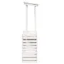 Garden bar high table solid wood white 112.5x57x195.5 cm by , Garden tables - Ref: Foro24-832535, Price: 224,96 €, Discount: %