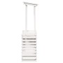 Gartenbar Hochtisch Massivholz weiß 112,5x57x195,5 cm von , Gartentische - Ref: Foro24-832535, Preis: 224,96 €, Rabatt: %