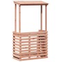 Garden bar table with solid wood roof 112.5x57x195.5 cm by , Garden tables - Ref: Foro24-832537, Price: 217,10 €, Discount: %
