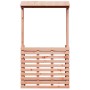 Garden bar table with solid wood roof 112.5x57x195.5 cm by , Garden tables - Ref: Foro24-832537, Price: 217,10 €, Discount: %