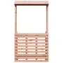 Mesa de bar de jardín con techo madera maciza 112,5x57x195,5 cm de , Mesas de jardín - Ref: Foro24-832537, Precio: 204,25 €, ...