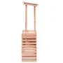 Mesa de bar de jardín con techo madera maciza 112,5x57x195,5 cm de , Mesas de jardín - Ref: Foro24-832537, Precio: 204,25 €, ...