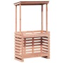 Garden bar table with solid wood roof 112.5x57x195.5 cm by , Garden tables - Ref: Foro24-832537, Price: 217,10 €, Discount: %