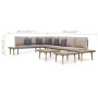 Gartenmöbel-Set 7-teilig mit Kissen aus braunem Akazienholz. von vidaXL, Gartensets - Ref: Foro24-46482, Preis: 896,20 €, Rab...