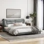 Bed frame with LED lights light gray fabric 180x200 cm by , Beds and slatted bases - Ref: Foro24-3213718, Price: 245,48 €, Di...