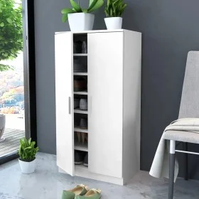 Shoe cabinet with 7 white shelves by , Shoe racks and shoe organizers - Ref: Foro24-243062, Price: 113,72 €, Discount: %