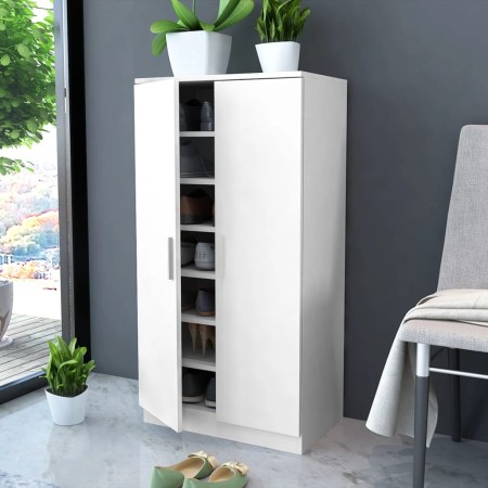 Mueble zapatero con 7 estantes blanco de , Zapateros y organizadores de calzado - Ref: Foro24-243062, Precio: 135,97 €, Descu...