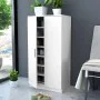 Shoe cabinet with 7 white shelves by , Shoe racks and shoe organizers - Ref: Foro24-243062, Price: 113,72 €, Discount: %