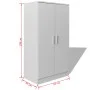 Schuhschrank mit 7 weißen Regalen von , Schuhregale und Schuhorganisatoren - Ref: Foro24-243062, Preis: 113,72 €, Rabatt: %