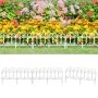 Garden edging 17 units PP white 10 m by , Garden edging and edging - Ref: Foro24-318294, Price: 47,53 €, Discount: %
