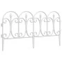 Garden edging 17 units PP white 10 m by , Garden edging and edging - Ref: Foro24-318294, Price: 47,53 €, Discount: %