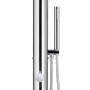 Garden shower with gray base 230 cm stainless steel by , Pool and spa accessories - Ref: Foro24-3070794, Price: 415,94 €, Dis...
