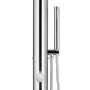 Garden shower with gray base 230 cm stainless steel by , Pool and spa accessories - Ref: Foro24-3070794, Price: 391,07 €, Dis...