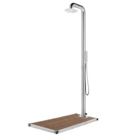 Gartendusche mit braunem Sockel 230 cm Edelstahl von , Pool- und Spa-Zubehör - Ref: Foro24-3070789, Preis: 398,83 €, Rabatt: %