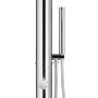 Garden shower with brown base 230 cm stainless steel by , Pool and spa accessories - Ref: Foro24-3070789, Price: 424,61 €, Di...