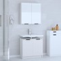 2-teiliges Badmöbel-Set Sperrholz weiß von , Badezimmermöbel - Ref: Foro24-3115860, Preis: 117,31 €, Rabatt: %
