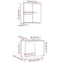 2-teiliges Badmöbel-Set Sperrholz weiß von , Badezimmermöbel - Ref: Foro24-3115860, Preis: 113,74 €, Rabatt: %