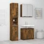 3-teiliges Badezimmermöbel-Set aus geräuchertem Eichensperrholz von , Badezimmermöbel - Ref: Foro24-3115881, Preis: 180,06 €,...