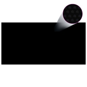 Black PE pool cover 549x274 cm by , Pool covers - Ref: Foro24-92165, Price: 53,72 €, Discount: %