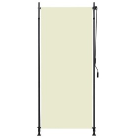 Estor enrollable de exterior color crema 100x270 cm