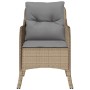 Sillones jardín con cojines 2 uds ratán sintético beige mezcla de , Sillas de jardín - Ref: Foro24-365149, Precio: 231,63 €, ...