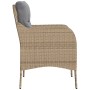 Gartensessel mit Kissen 2 Stk. synthetisches Rattan beige Mischung von , Gartenstühle - Ref: Foro24-365149, Preis: 231,63 €, ...