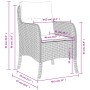 Gartensessel mit Kissen 2 Stk. synthetisches Rattan beige Mischung von , Gartenstühle - Ref: Foro24-365149, Preis: 231,63 €, ...