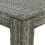 Hochtisch für den Garten, synthetisches Rattan, grau, 60,5 x 60,5 x 110,5 cm von vidaXL, Gartentische - Ref: Foro24-45872, Pr...