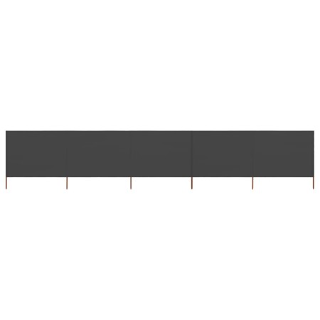 5-panel windbreak in anthracite gray fabric 600x120 cm by vidaXL, Umbrellas - Ref: Foro24-47162, Price: 71,08 €, Discount: %