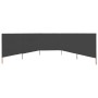 5-panel windbreak in anthracite gray fabric 600x120 cm by vidaXL, Umbrellas - Ref: Foro24-47162, Price: 71,08 €, Discount: %