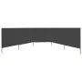 5-panel windbreak in anthracite gray fabric 600x120 cm by vidaXL, Umbrellas - Ref: Foro24-47162, Price: 70,58 €, Discount: %