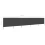 5-panel windbreak in anthracite gray fabric 600x120 cm by vidaXL, Umbrellas - Ref: Foro24-47162, Price: 70,58 €, Discount: %