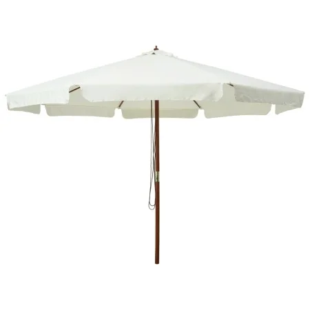 Gartensonnenschirm mit sandweißem Holzmast 330 cm von vidaXL, Sonnenschirme - Ref: Foro24-47212, Preis: 185,64 €, Rabatt: %