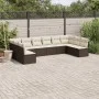 Garden sofa set 10 pieces and brown synthetic rattan cushions by , Garden sets - Ref: Foro24-3249932, Price: 590,27 €, Discou...