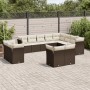 Set aus Gartensofas und Kissen 12 Stück synthetisches Rattan braun von , Gartensets - Ref: Foro24-3250372, Preis: 897,37 €, R...